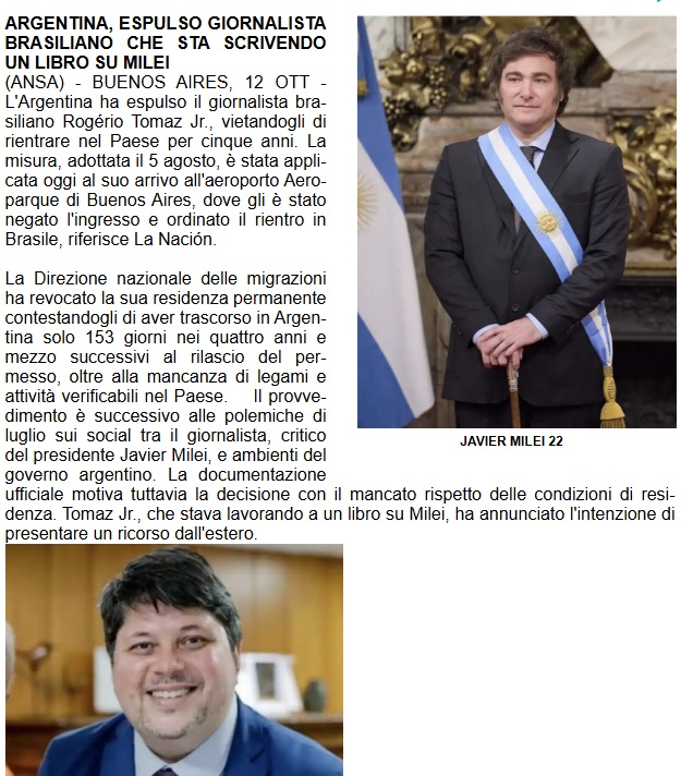 milei giornalista